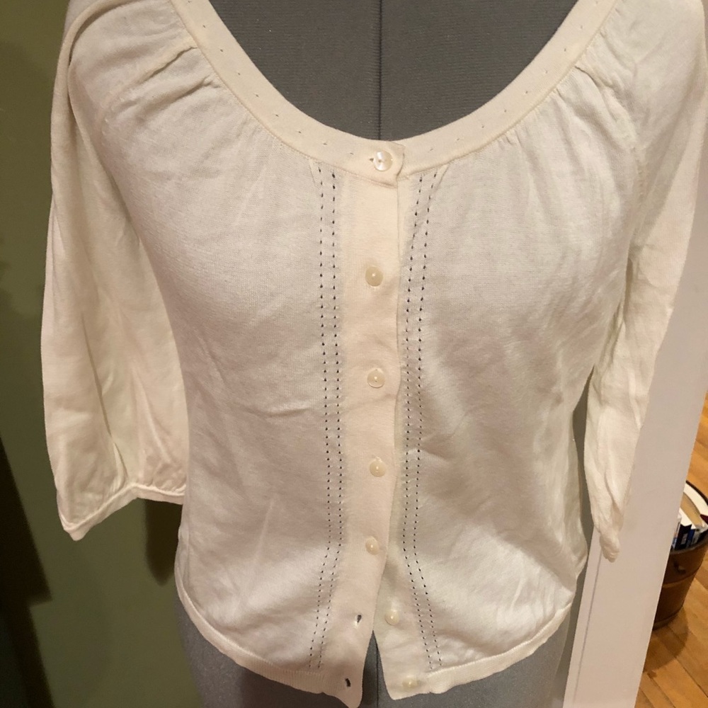 Loft Button Down light weight sweater